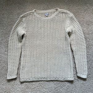 L.L. Bean Cream Crew Neck Sweater